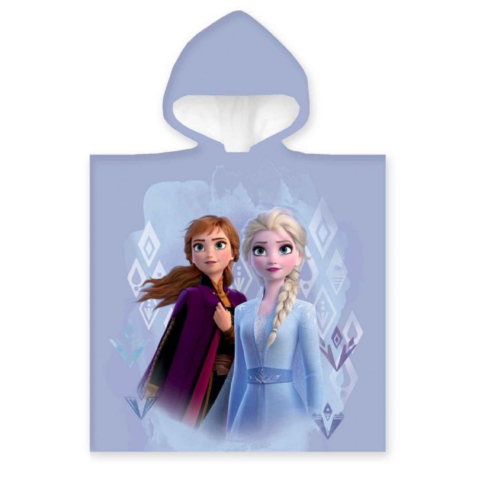 Billede af Badeponcho - Børnehåndklæde - Frozen Disney - 50x100 cm - 100% Bomuld